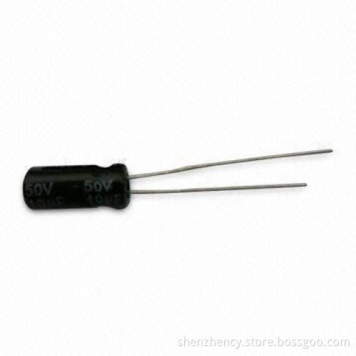 Standard Type Electrolytic Capacitor with 6.3 to 450V Rated Voltage Range